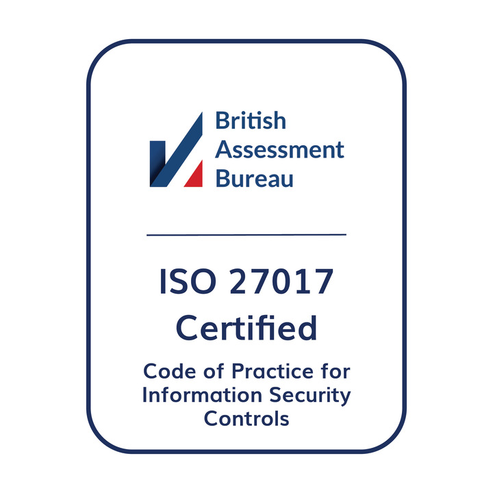 ISO 27017 Certified