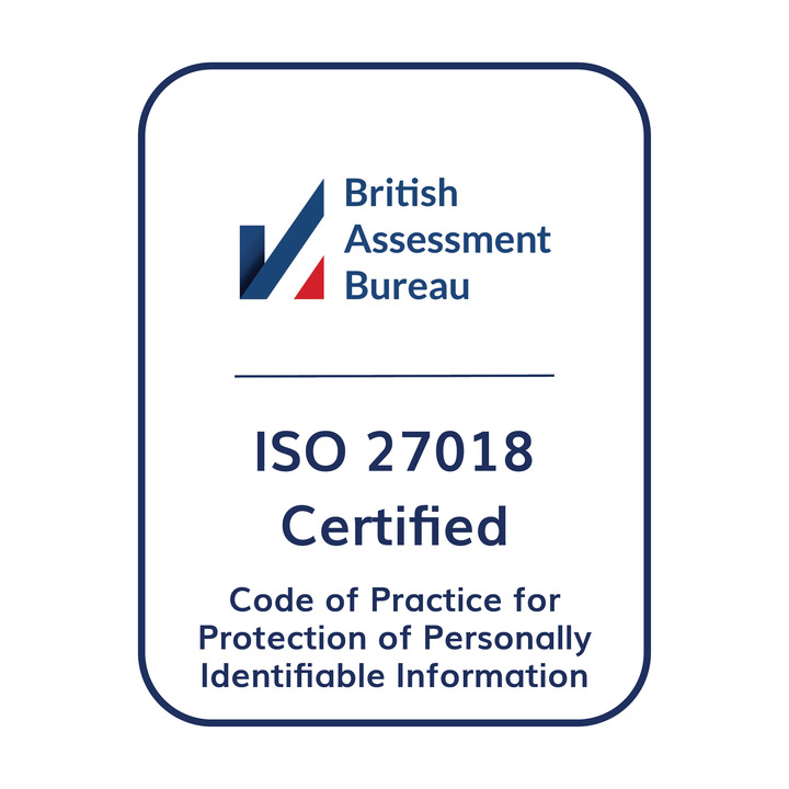 ISO 27018 Certified